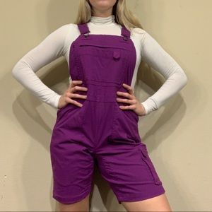 Vintage purple overalls